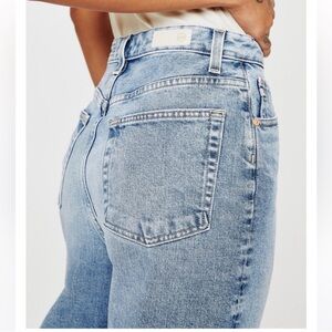 AG Renn Extended High Rise Barrel Jeans Size 26